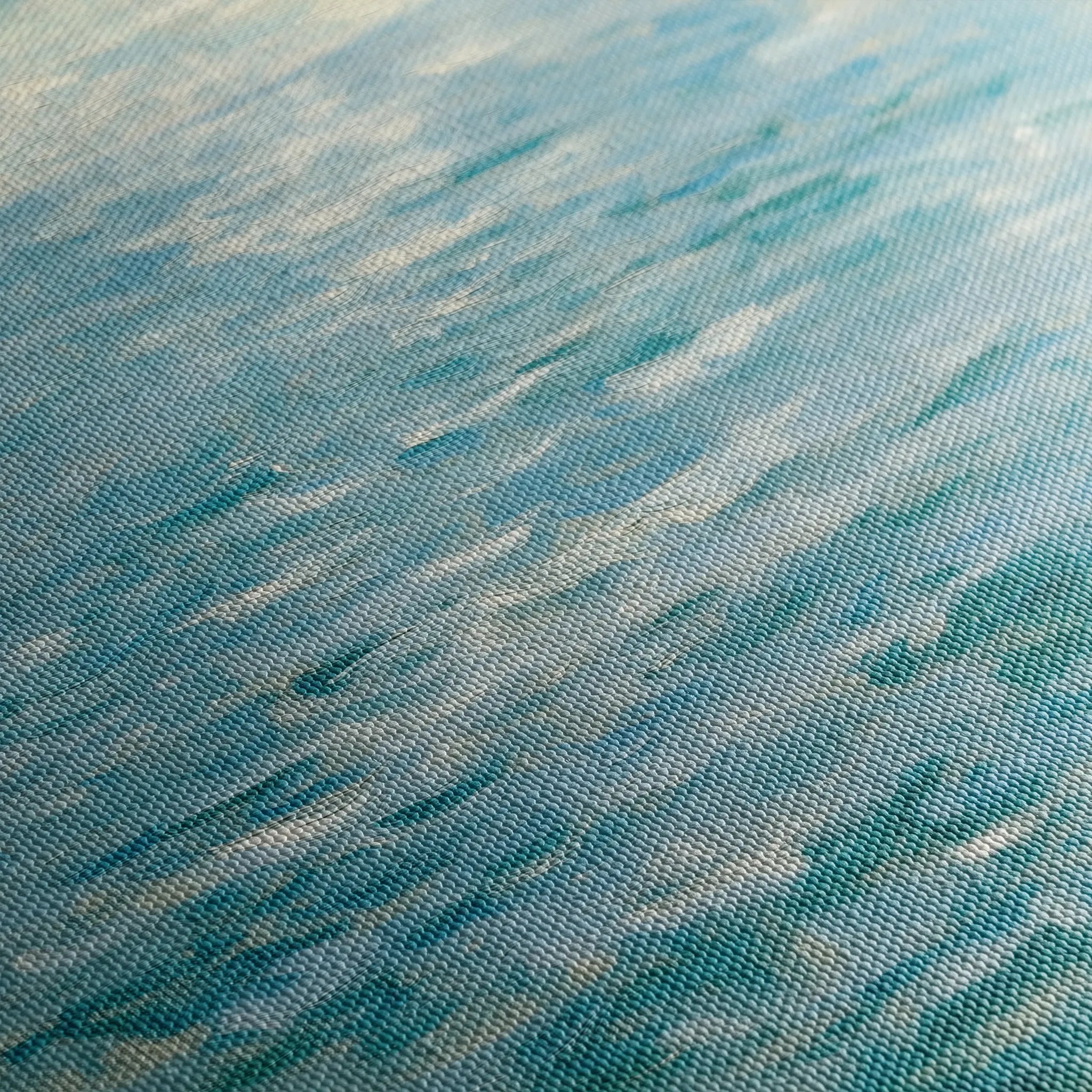 Abstract 712 Canvas Art 16" x 16" / 40 x 40 cm / Black