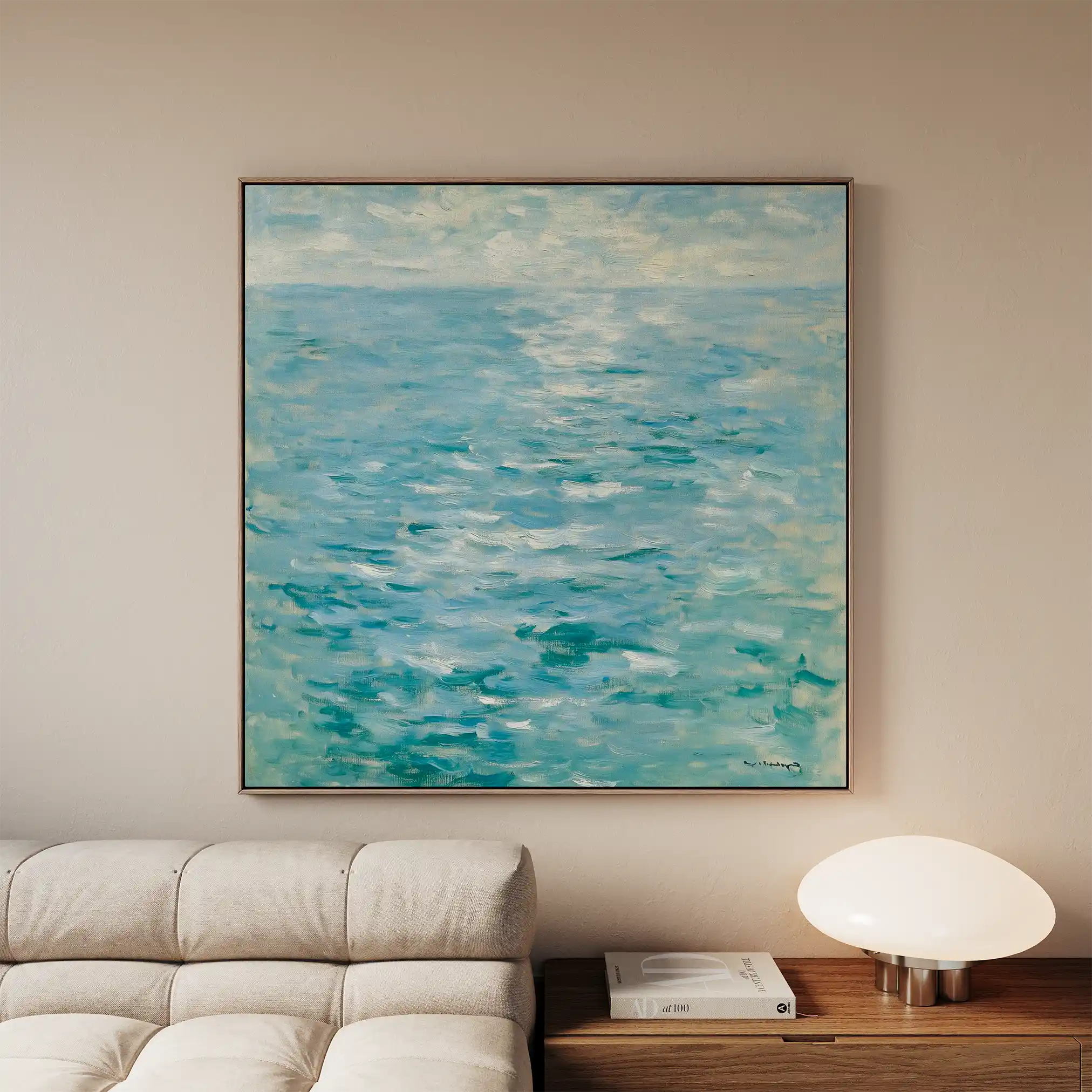 Abstract 712 Canvas Art 60 x 60 cm / Black