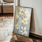 Floral 712 Canvas Art 18" x 24" / 45 x 60 cm / Black