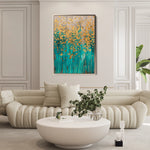 Floral 713 Canvas Art 18" x 24" / 45 x 60 cm / Black