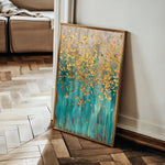 Floral 713 Canvas Art 18" x 24" / 45 x 60 cm / Black