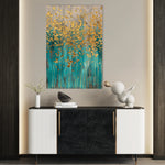 Floral 713 Canvas Art 18" x 24" / 45 x 60 cm / Black
