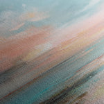Abstract 714 Canvas Art 16" x 16" / 40 x 40 cm / Black