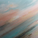 Abstract 714 Canvas Art 16" x 16" / 40 x 40 cm / Black
