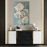 Floral 714 Canvas Art 18" x 24" / 45 x 60 cm / Black