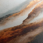 Abstract 715 Canvas Art 16" x 16" / 40 x 40 cm / Black