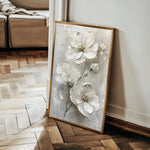 Floral 715 Canvas Art 18" x 24" / 45 x 60 cm / Black