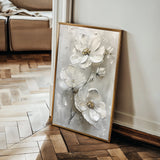 Floral 715 Canvas Art 18" x 24" / 45 x 60 cm / Black