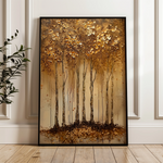 Floral 716 Canvas Art 18" x 24" / 45 x 60 cm / Black