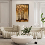 Floral 716 Canvas Art 18" x 24" / 45 x 60 cm / Black