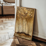 Floral 716 Canvas Art 18" x 24" / 45 x 60 cm / Black