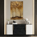 Floral 716 Canvas Art 18" x 24" / 45 x 60 cm / Black