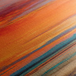 Abstract 717 Canvas Art 16" x 16" / 40 x 40 cm / Black