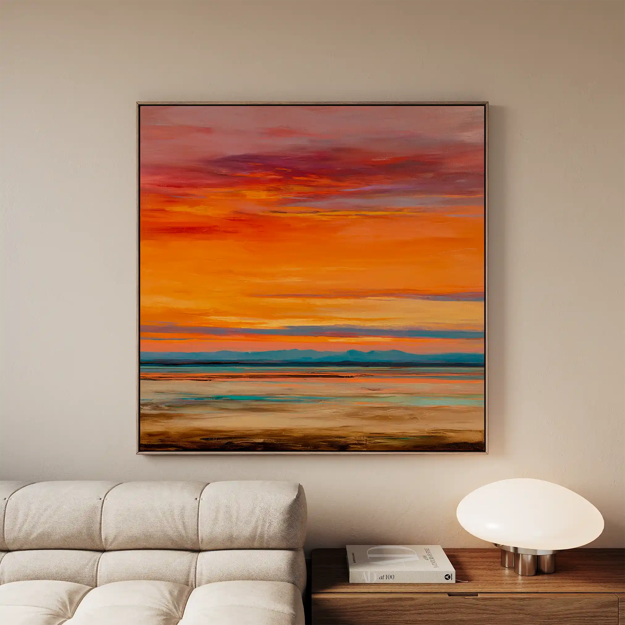 Abstract 717 Canvas Art 60 x 60 cm / Black