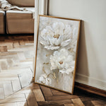Floral 717 Canvas Art 18" x 24" / 45 x 60 cm / Black
