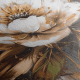 Floral 718 Canvas Art 18" x 24" / 45 x 60 cm / Black