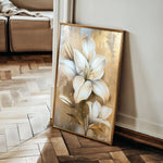 Floral 719 Canvas Art 18" x 24" / 45 x 60 cm / Black