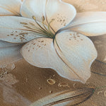 Floral 719 Canvas Art 18" x 24" / 45 x 60 cm / Black