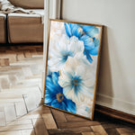Floral 720 Canvas Art 18" x 24" / 45 x 60 cm / Black