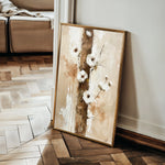 Floral 721 Canvas Art 18" x 24" / 45 x 60 cm / Black