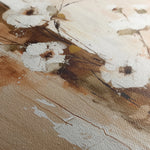 Floral 721 Canvas Art 18" x 24" / 45 x 60 cm / Black