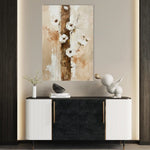 Floral 721 Canvas Art 60 x 40 cm / Black