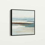 Abstract 724 Canvas Art 16" x 16" / 40 x 40 cm / Black