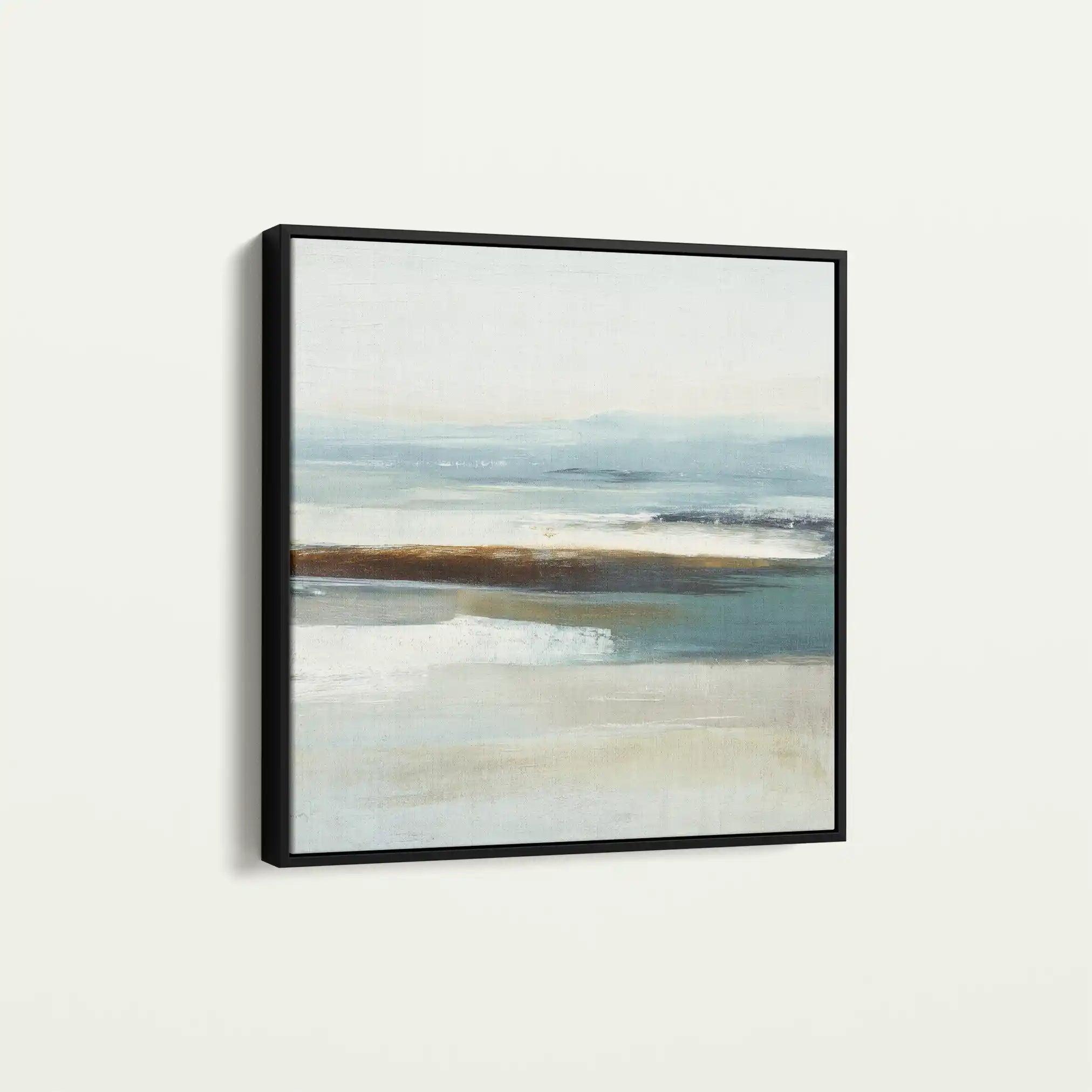 Abstract 724 Canvas Art 60 x 60 cm / Black