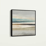 Abstract 725 Canvas Art 16" x 16" / 40 x 40 cm / Black