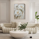 Floral 726 Canvas Art 18" x 24" / 45 x 60 cm / Black