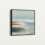 Abstract 728 Canvas Art 16" x 16" / 40 x 40 cm / Black