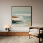 Abstract 728 Canvas Art 60 x 60 cm / Black