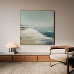 Abstract 729 Canvas Art 60 x 60 cm / Black