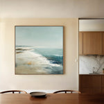 Abstract 729 Canvas Art 60 x 60 cm / Black