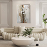 Floral 729 Canvas Art 18" x 24" / 45 x 60 cm / Black