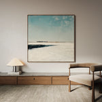 Abstract 731 Canvas Art 16" x 16" / 40 x 40 cm / Black