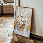Floral 731 Canvas Art 18" x 24" / 45 x 60 cm / Black