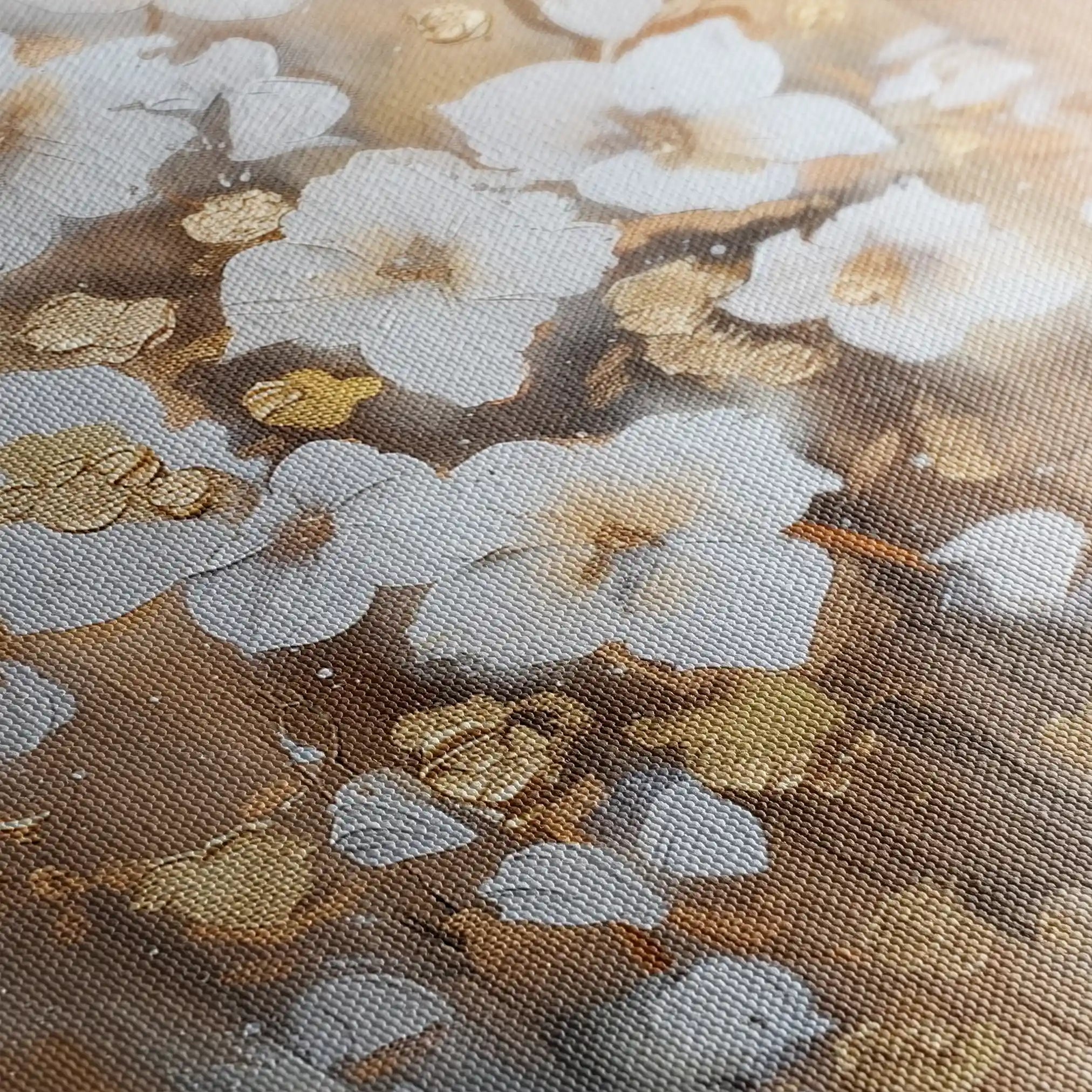 Floral 731 Canvas Art 18" x 24" / 45 x 60 cm / Black