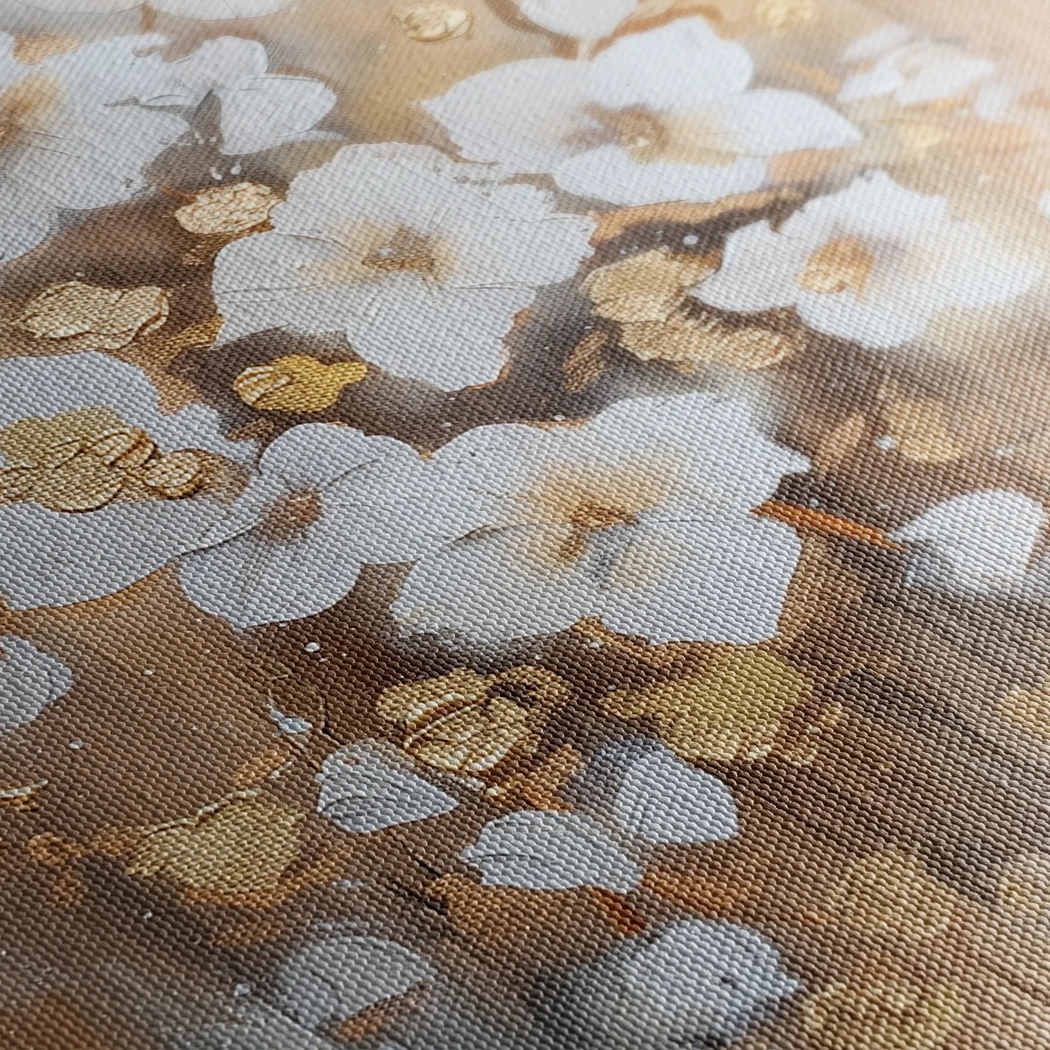 Floral 731 Canvas Art 18" x 24" / 45 x 60 cm / Black