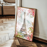 Floral 732 Canvas Art 18" x 24" / 45 x 60 cm / Black
