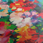 Floral 733 Canvas Art 60 x 40 cm / Black