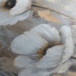 Floral 736 Canvas Art 60 x 40 cm / Black