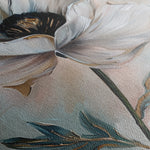 Floral 737 Canvas Art 18" x 24" / 45 x 60 cm / Black