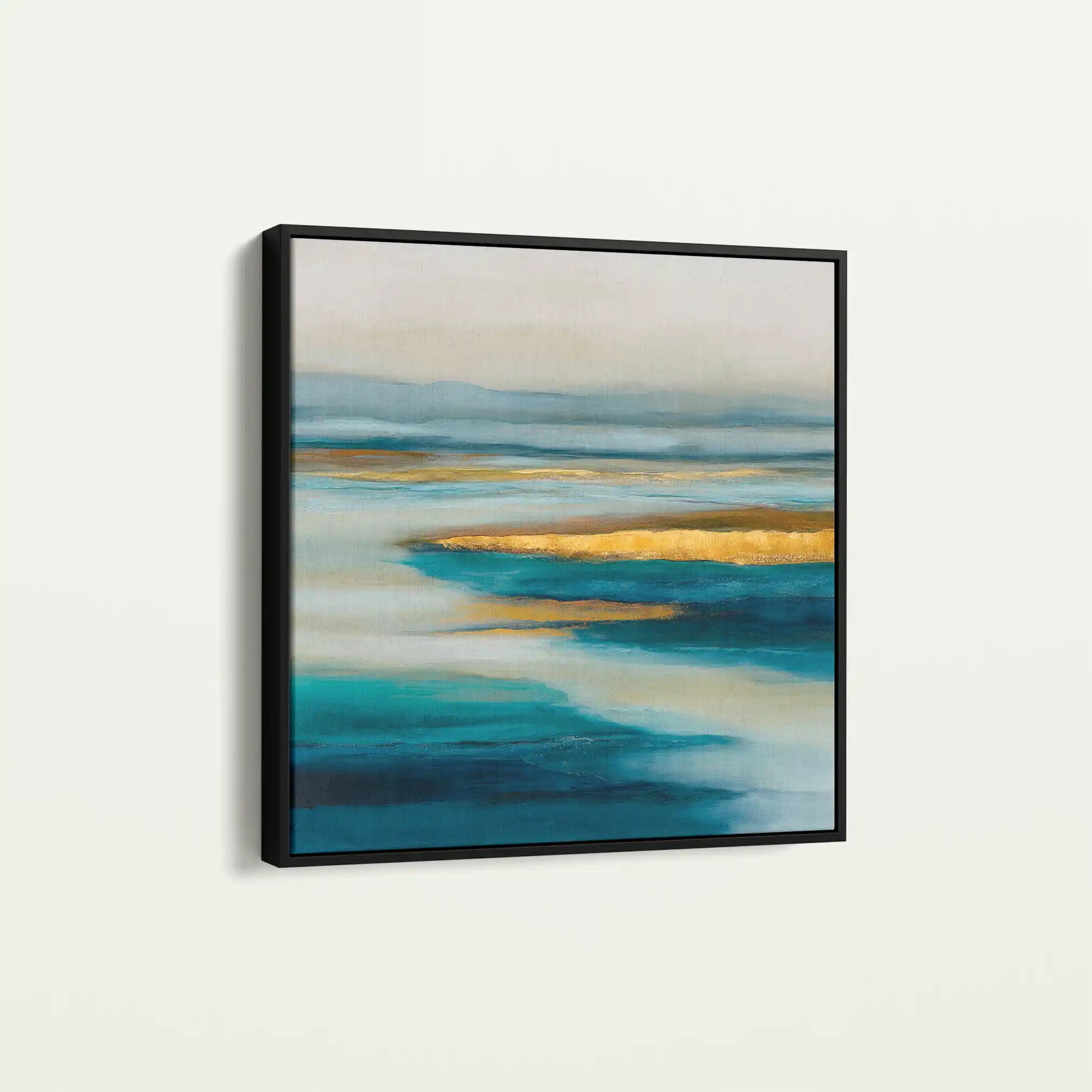 Abstract 738 Canvas Art 60 x 60 cm / Black