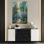 Floral 738 Canvas Art 18" x 24" / 45 x 60 cm / Black