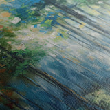 Floral 738 Canvas Art 18" x 24" / 45 x 60 cm / Black