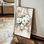Floral 739 Canvas Art 18" x 24" / 45 x 60 cm / Black
