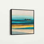 Abstract 740 Canvas Art 60 x 60 cm / Black