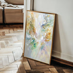 Floral 740 Canvas Art 18" x 24" / 45 x 60 cm / Black