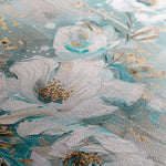 Floral 742 Canvas Art 60 x 40 cm / Black